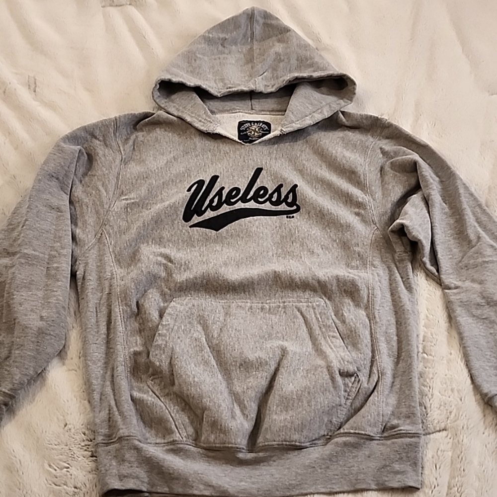 Useless Oversized Hooded Sweatshirt. Size: S